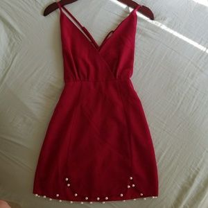 Red NBD dress